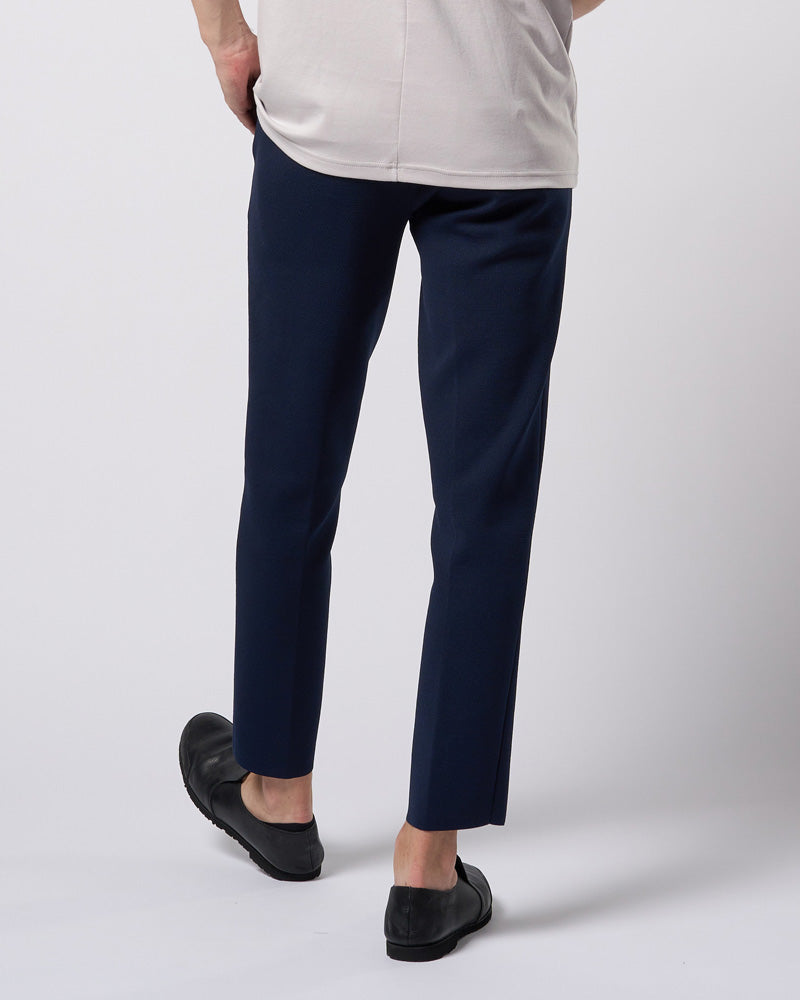function knit easy slacks (jacquard check)
