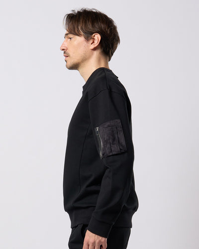 utility pocket sweatshirt