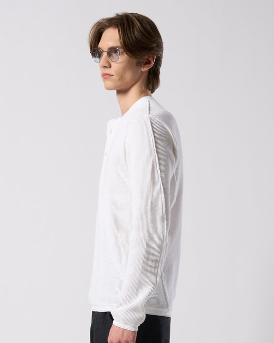 waffle henley L/S