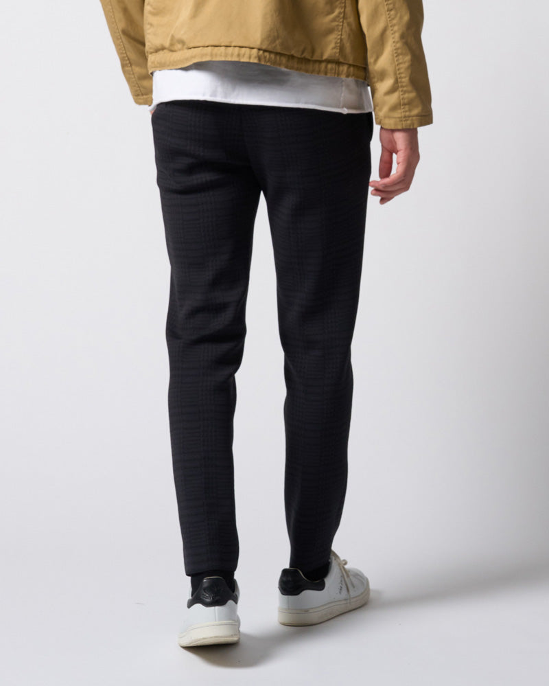 【muta × wjk】function knit easy slacks(jacquard check)