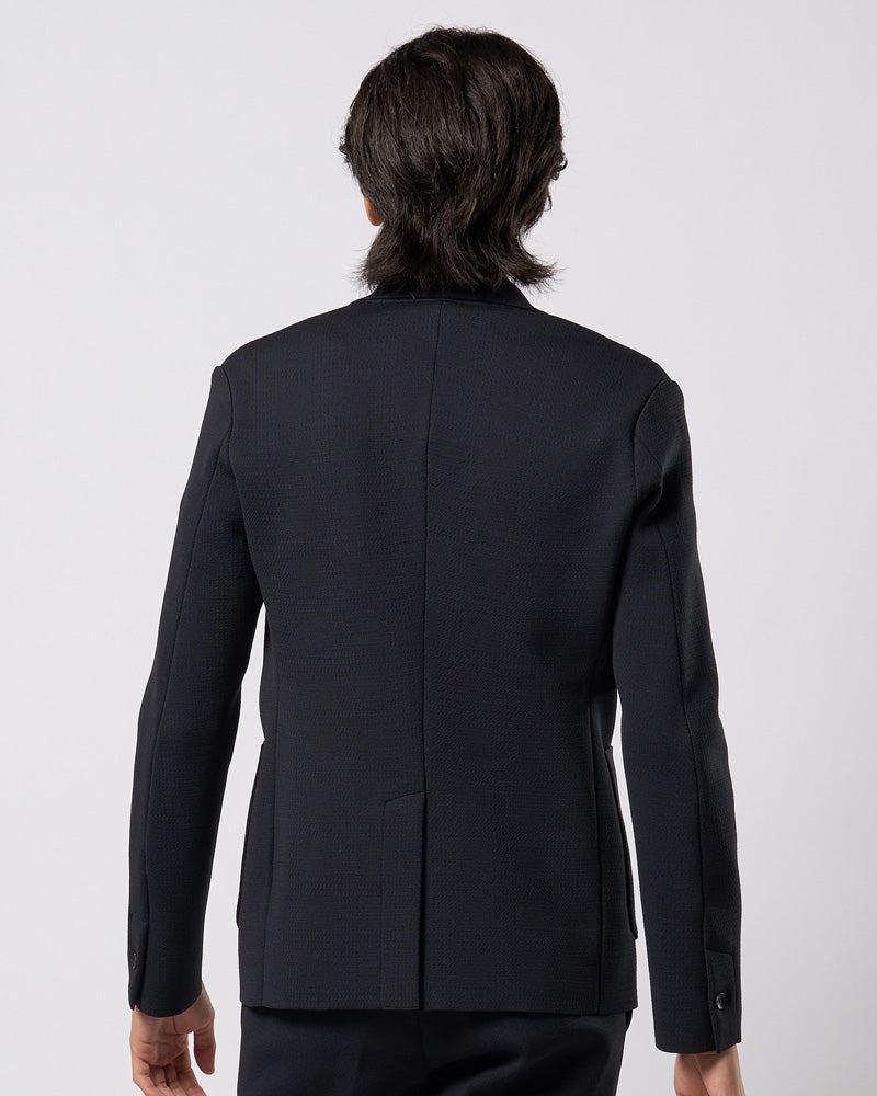 function knit jacket (jacquard check)