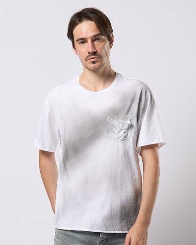 spray dye leather pocket-T