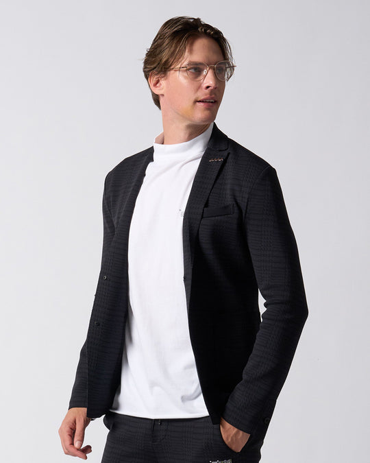 【muta × wjk】function knit jacket (jacquard check)
