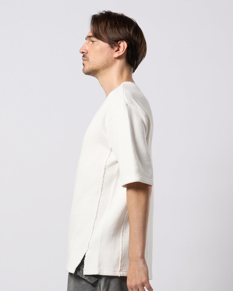 quarter-knit key neck H/S
