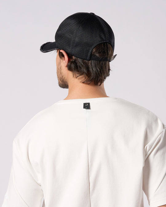 【muta × wjk】wave cut-off mesh cap