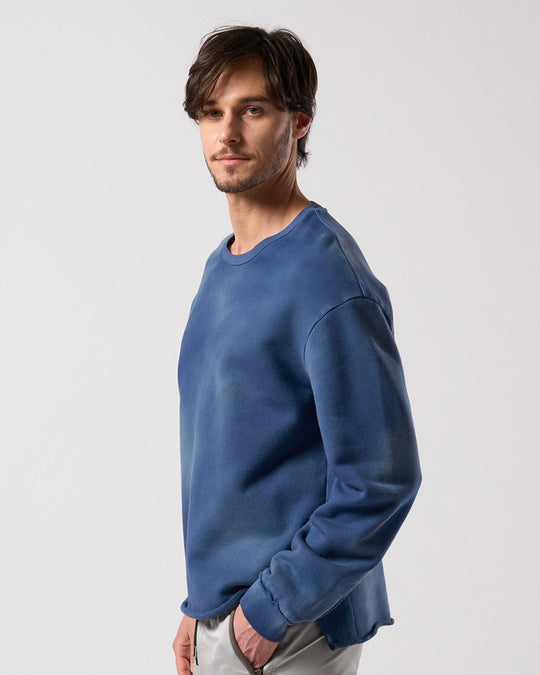 fade cut-off sweatshirt