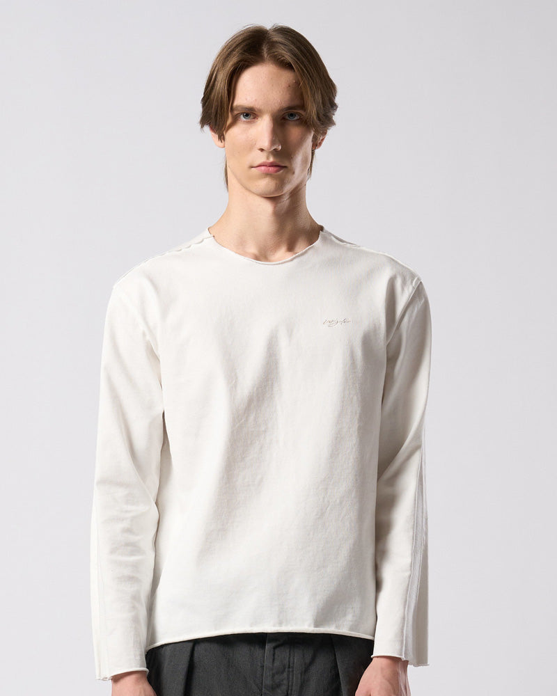 tight jersey cut-off L/S