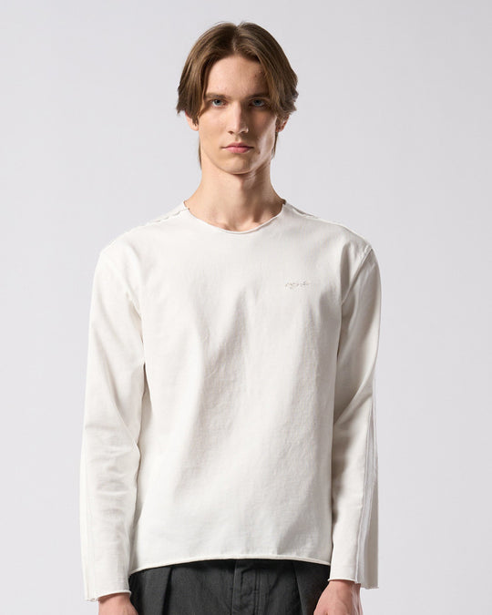 tight jersey cut-off L/S