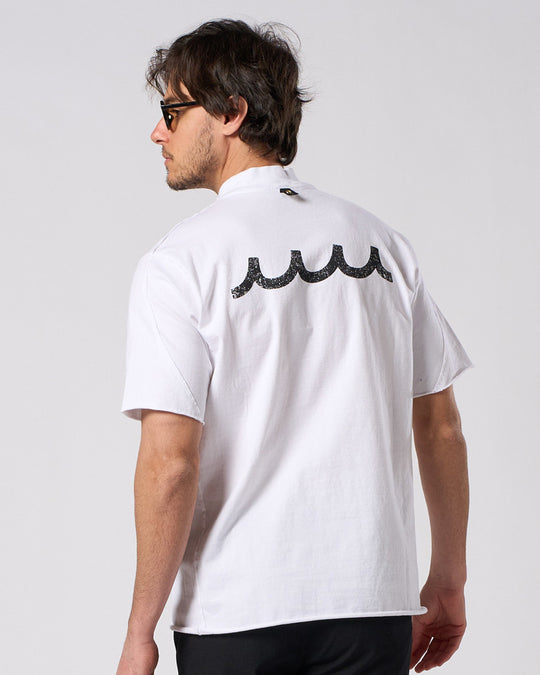 【muta × wjk】cut-off mock S/S(printed)
