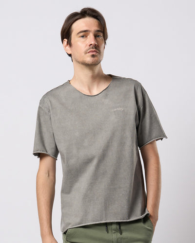 tight jersey cut-off S/S