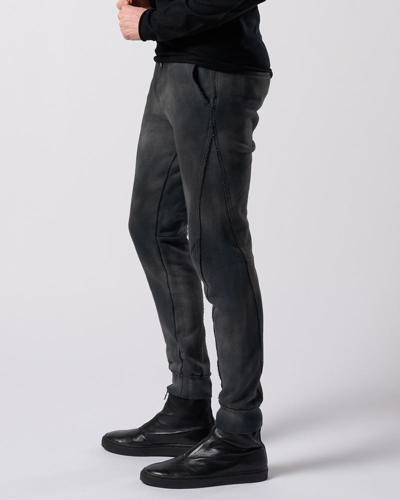 fade switching rib sweat pants