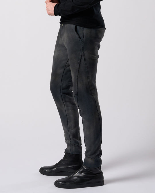 fade switching rib sweat pants