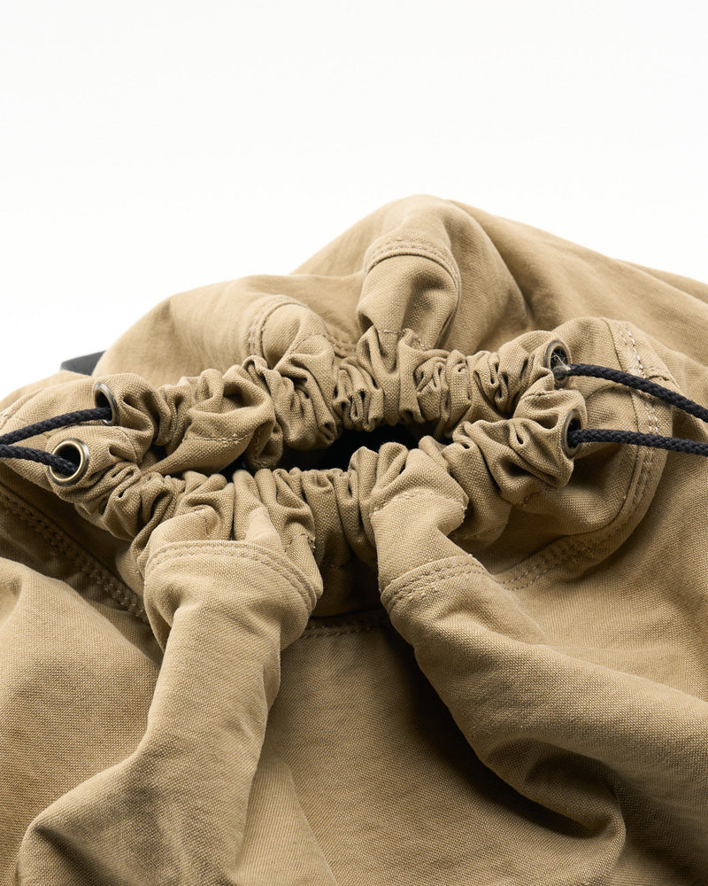 vintage drawstring tote bag