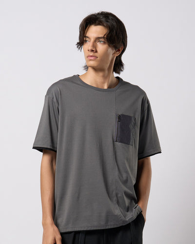 cool touch zip-pocket S/S