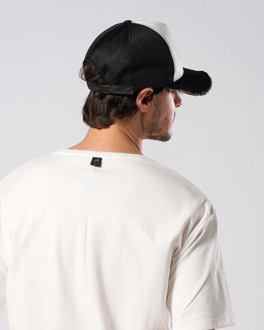 【muta × wjk】"w"uta cut-off mesh cap