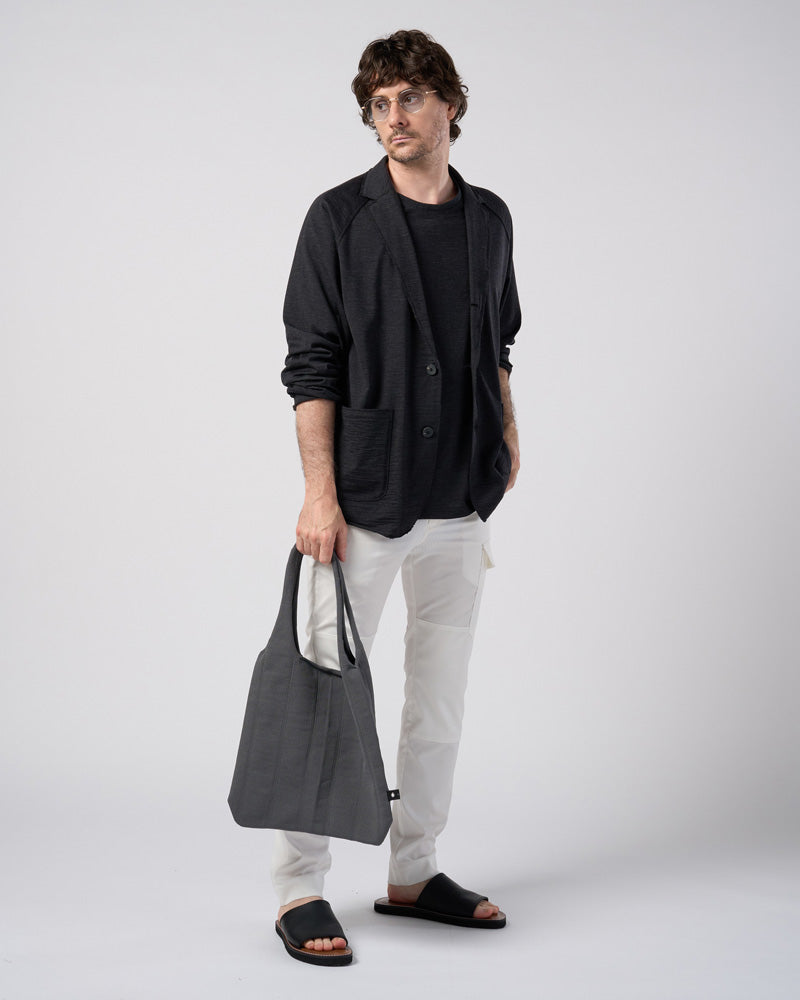 stripe knit bag