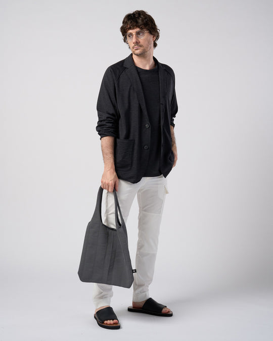 stripe knit bag