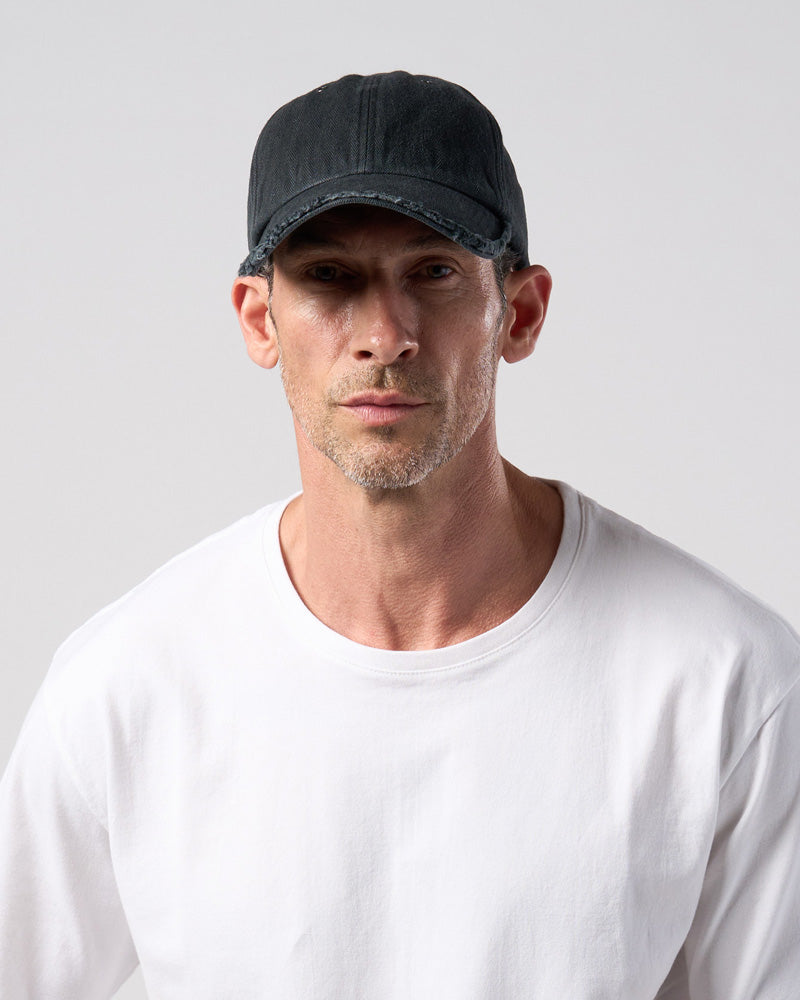 cotton linen herringbone aging B.B.cap