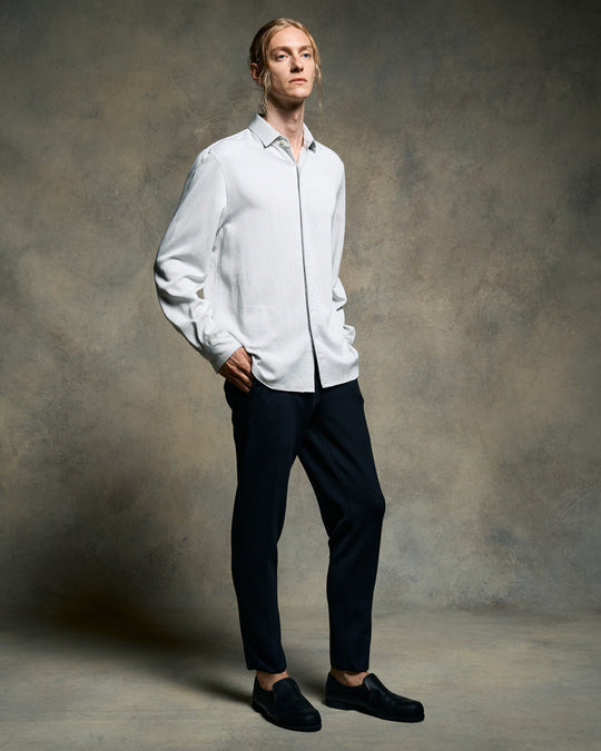 function knit easy slacks (jacquard check)