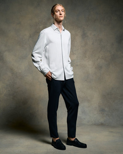 function knit easy slacks (jacquard check)