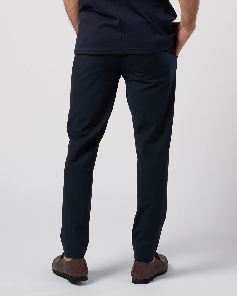 comfort pin-tuck slim slacks