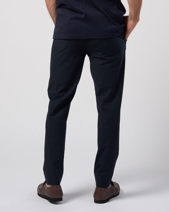 comfort pin-tuck slim slacks