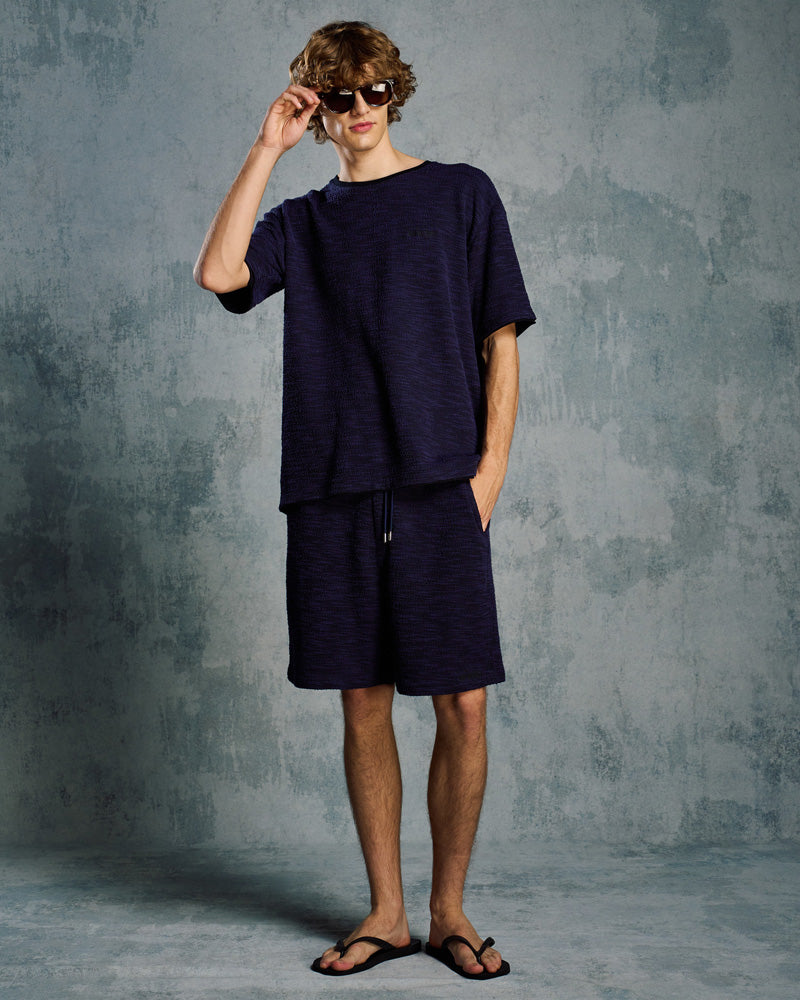 【muta × wjk】knit jacquard relax shorts