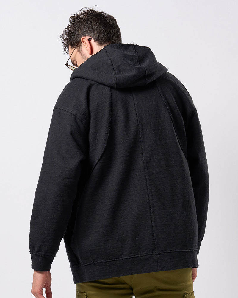 ex.heavy zip hoodie