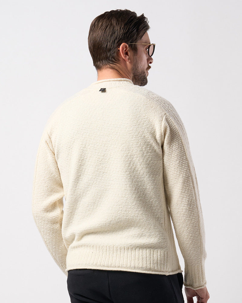 J.L.A.L. ETRE KNIT ブラックニット MEN PLAYERS EDITION クルーネックセーター ブラック