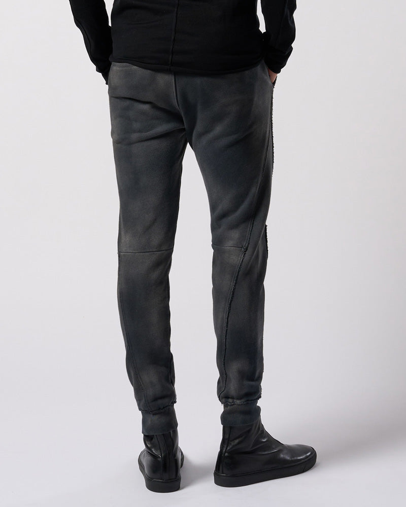 fade switching rib sweat pants