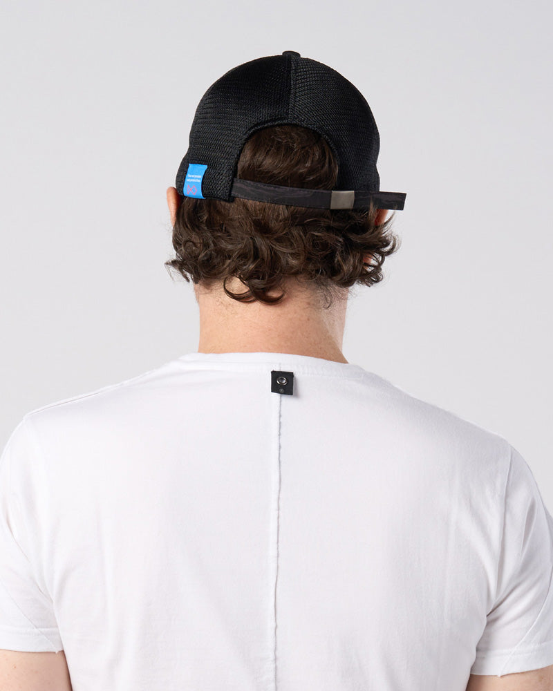 【Maison Honoré Paris × wjk】2-heart patch cut-off mesh cap