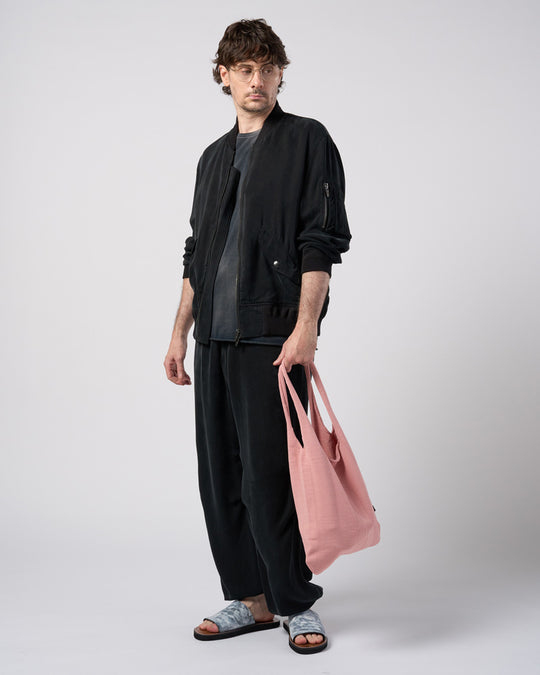 stripe knit bag