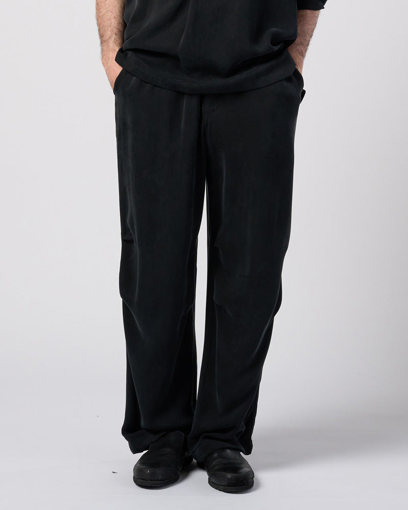 cupro vintage knee tuck easy pants