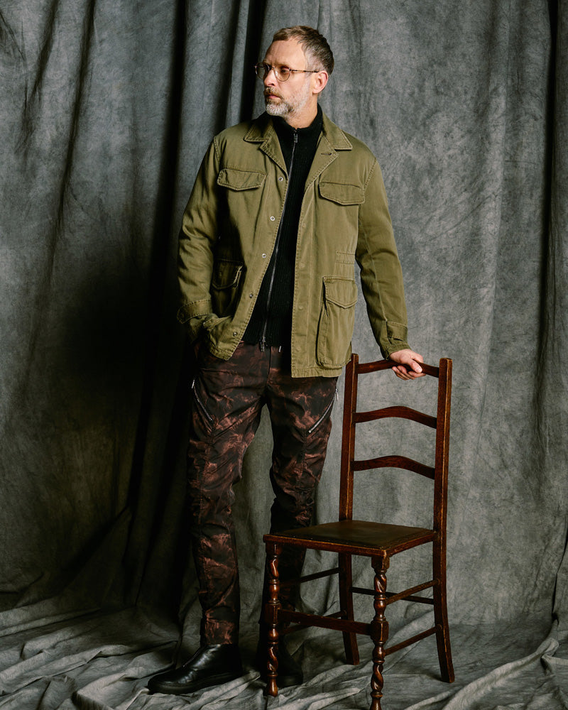 sulfur dyed M47 shirt jacket