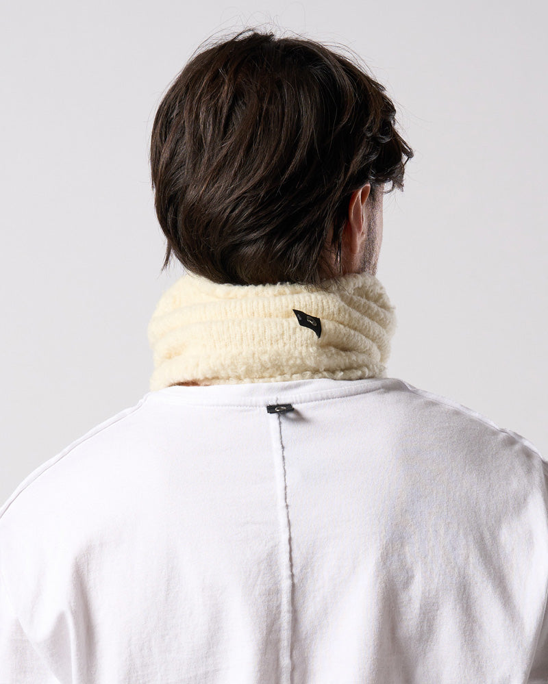 fancy yarn knit snood