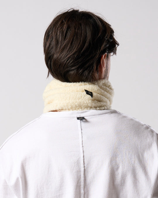 fancy yarn knit snood