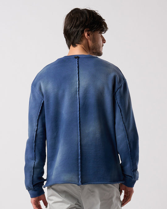 fade cut-off sweatshirt