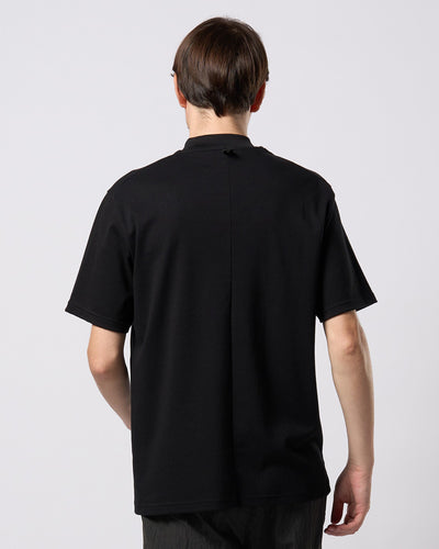 luxury cotton mock neck S/S