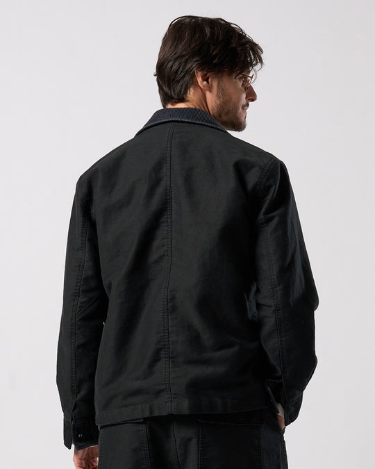 heavy moleskin short coverall jacket
