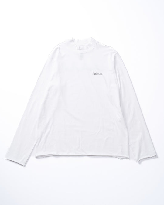 【muta × wjk】cut-off mock-neck L/S(printed)