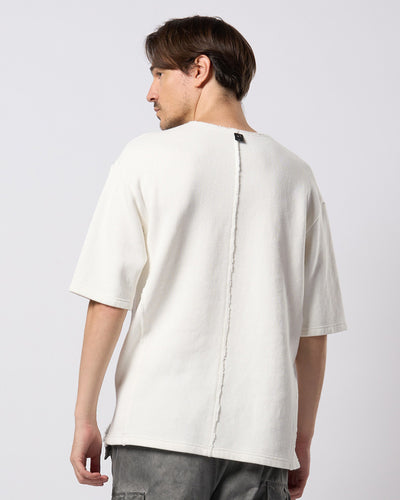 quarter-knit key neck H/S