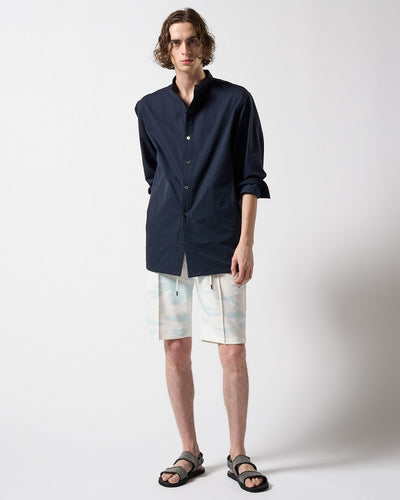 【LEON×B'2nd×wjk】pleats shorts（l.blue camo）