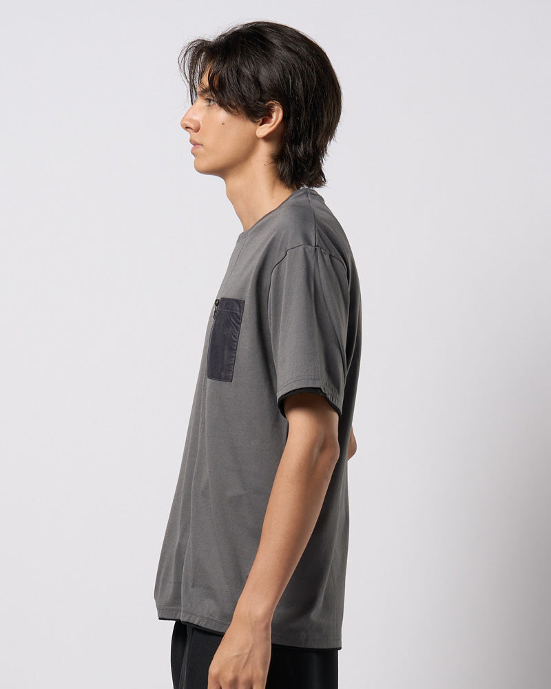 cool touch zip-pocket S/S