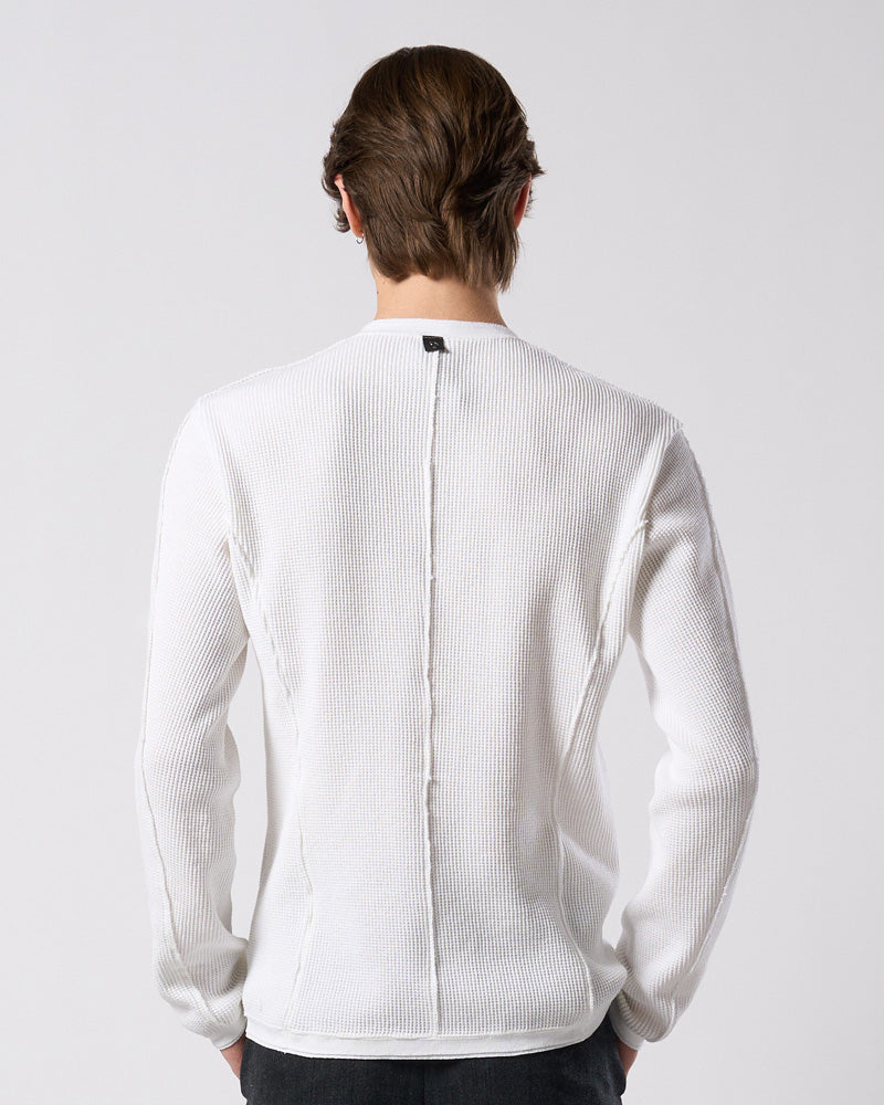 waffle henley L/S