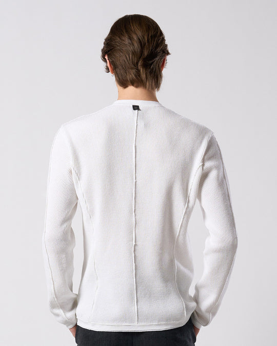 waffle henley L/S