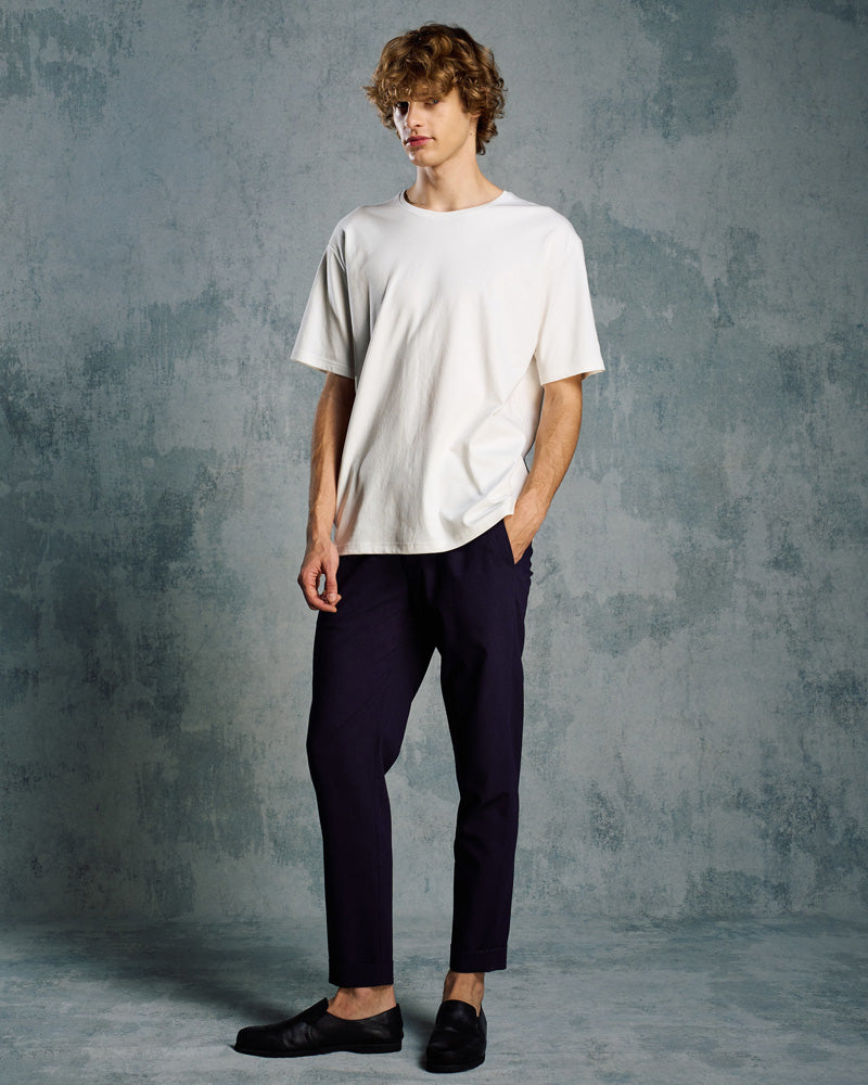 tuck slim slacks