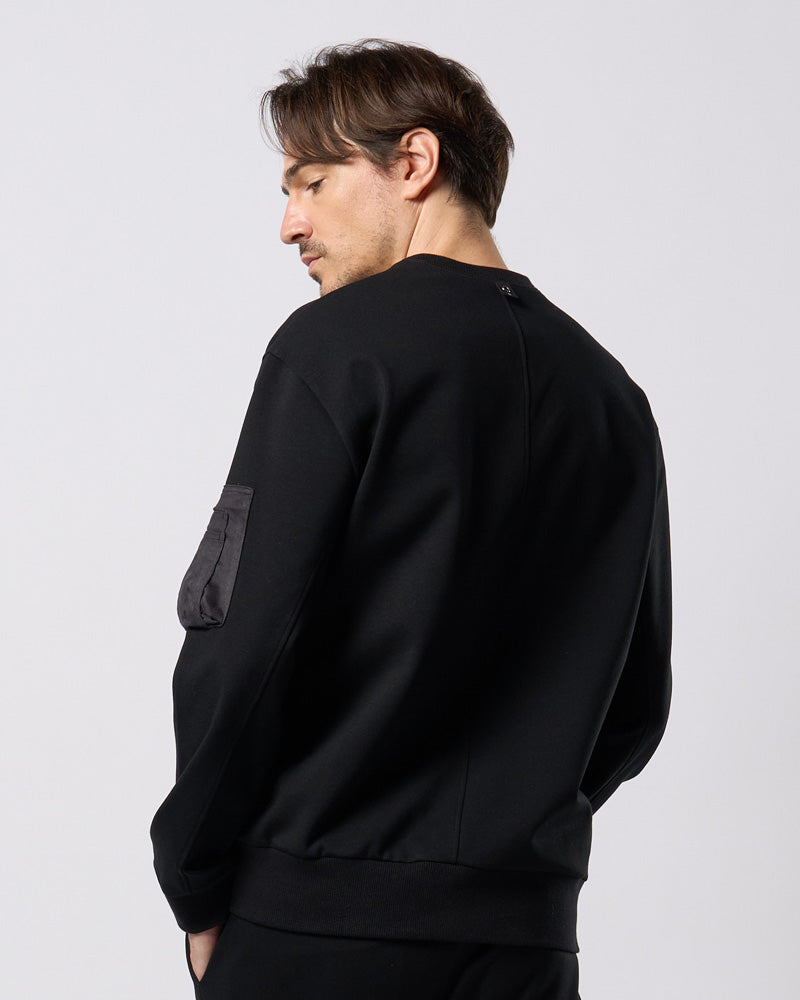 utility pocket sweatshirt