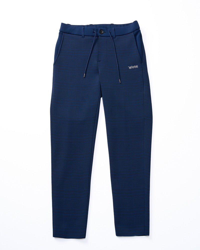 【muta × wjk】function knit easy slacks(jacquard check)