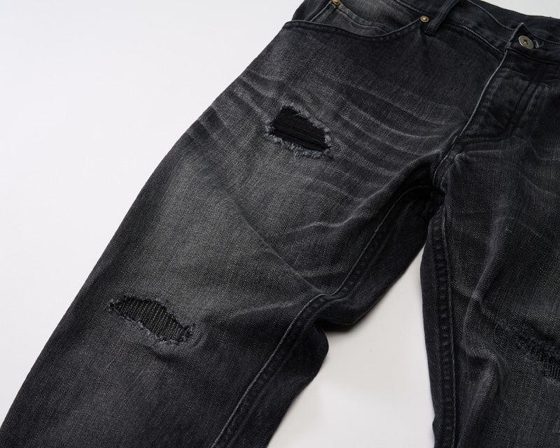 tight straight selvedge denim (used)