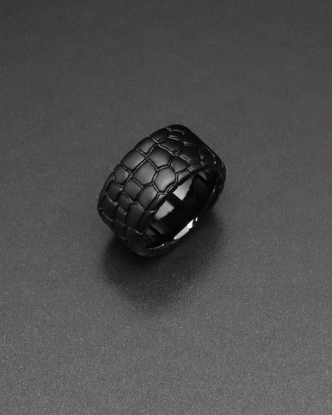 IVXLCDM ×wjk croco pattern pinky ring – wjk online store